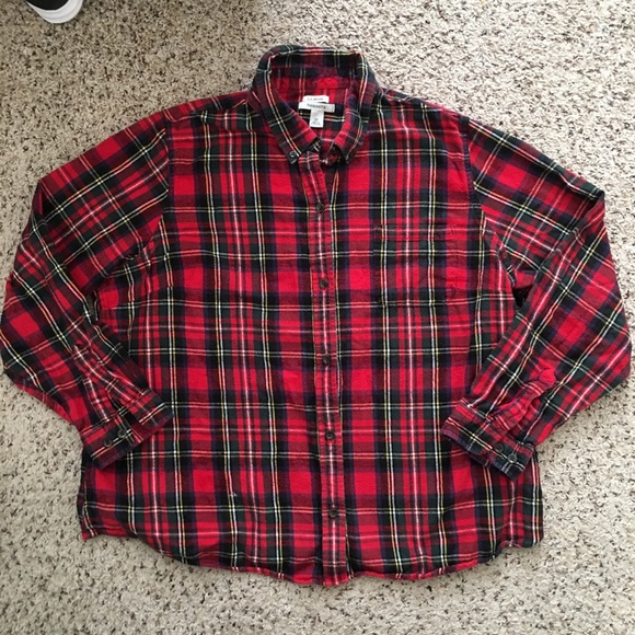 L.L. Bean Tops - LL Bean Plaid Button Down